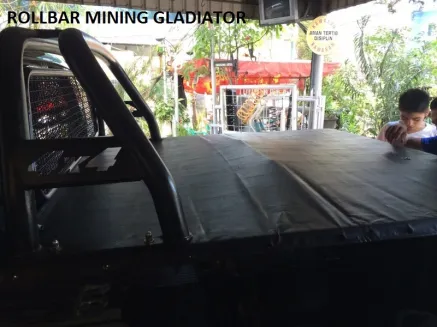 Strada Triton 2007+ ROLBAR 0,25 GLADIATORS + PELINDUNG KACA BELAKANG 3 rollbar_mining_gladiator