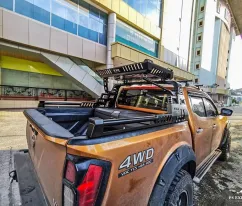 Navara Np300 ROLLBAR WITH ROOFRACK WILD FOREST NISSAN NAVARA NP300 TAS4X4