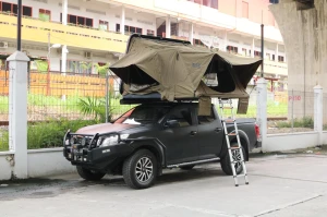 Navara Np300 WILDFOREST HARDTOP ROOFTENT OPEN SIZE 225X211X152 CM ON NISSAN NAVARA NP300 TAS4X4<br> 2 rooftent2