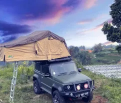 SUZUKI JIMNY 2019 IRONMAN ROOFTOPTENT ON SUZUKI JIMNY JB74 TAS 4x4
