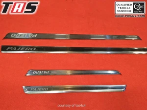 Pajero sport 2009 on SCUFF PLATE PAJERO SPORT 3 scuff_plate_pajero_sport_2013_tas4x4_2