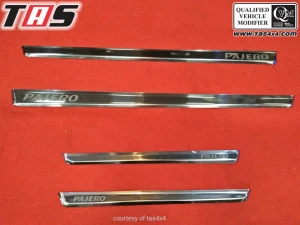 Pajero sport 2009 on SCUFF PLATE PAJERO SPORT 1 scuff_plate_pajero_sport_2013_tas4x4_4