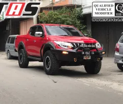 Triton 2015+ TANGGA SAMPING MITSUBISHI ALL NEW TRITON FULL SIDE RAIL FOREST