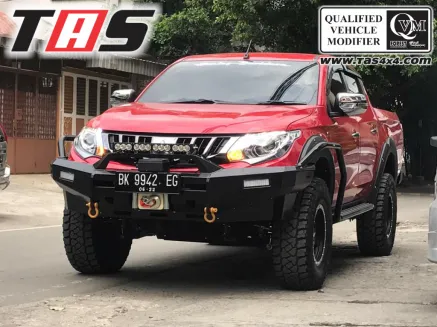 Triton 2015+ TANGGA SAMPING MITSUBISHI ALL NEW TRITON FULL SIDE RAIL FOREST 5 tangga_samping_mitsubishi_all_new_triton_full_side_rail_forest_5