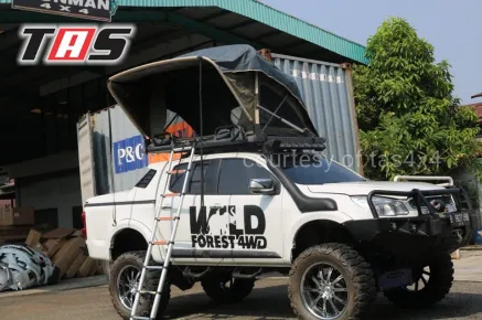 Aksesoris Offroad ROOFTENT OPEN IN ONE SIDE MANUALLY TAS4X4 5 tent