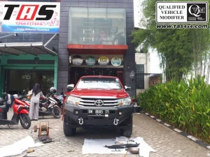 Hillux Revo 2015+ BUMPER DEPAN WILD FOREST TOYOTA HILLUX REVO TAS4X4 SUDAH TERPASANG<br> 2 wild_2