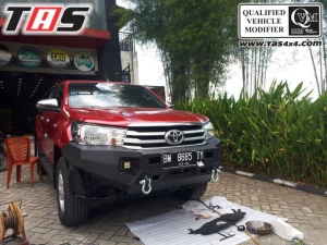 Hillux Revo 2015+ BUMPER DEPAN WILD FOREST TOYOTA HILLUX REVO TAS4X4 SUDAH TERPASANG<br> 1 wild_forest_new