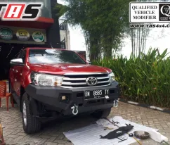 Hillux Revo 2015+ BUMPER DEPAN WILD FOREST TOYOTA HILLUX REVO TAS4X4 SUDAH TERPASANG