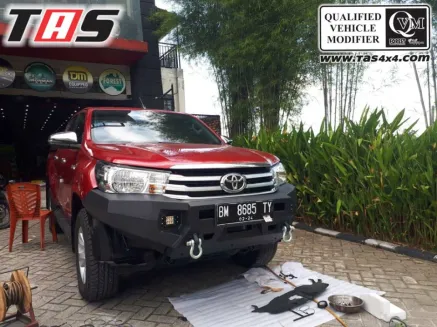 Hillux Revo 2015+ BUMPER DEPAN WILD FOREST TOYOTA HILLUX REVO TAS4X4 SUDAH TERPASANG<br> 1 wild_forest_new