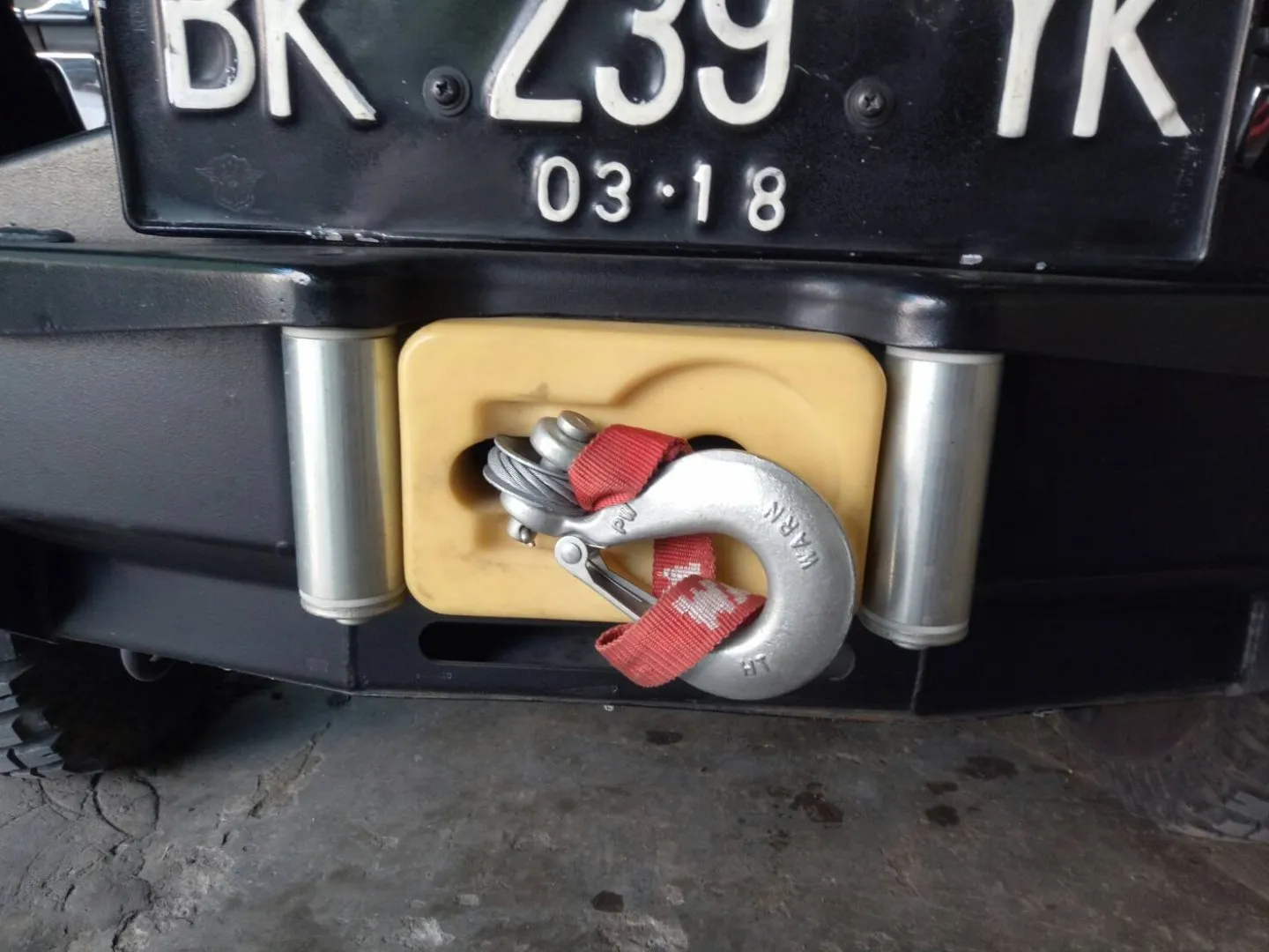 WINCH DAMPER Aksesoris Offroad TAS Indonesia 4WD EQUIPMENT CENTER